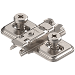 173L8100  Планка ответная крестообразная, H=0, под евровинт, никель