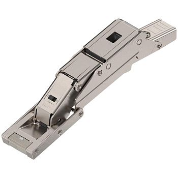 71B4500C Петля Clip top Blumotion Cristallo 110°, накладная, для стеклянных фасадов, никель