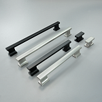 02.0337 Ручка Adora C=128, сталь брашированная