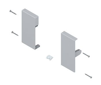 ZIF.71K0 Держатель передней панели д/ящика TANDEMBOX Antaro, H=128,5, серый
