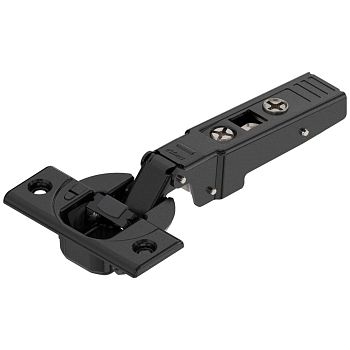 71B9550 Петля Clip top 95°, накладная, с доводчиком, для профильных дверей, оникс