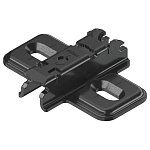 173L6130 Планка ответная крестообразная, H=3, под саморез, оникс