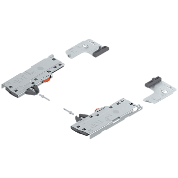 T60L7570 Механизм TIP-ON Blumotion L=450-750, до 70кг, черный