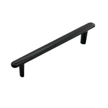 02.0440 Ручка Polis C=160, черный матовый	