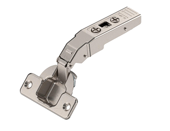 78A9458.T Петля Clip top 45° (III), накладная, угловая, без пружины, никель